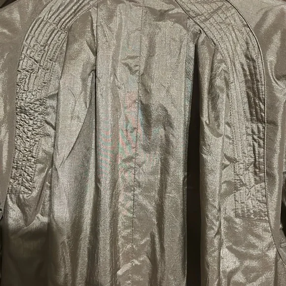 Women's Tan Rain Coat - Picture 7 of 8